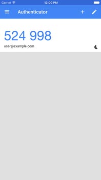 Google Authenticator app