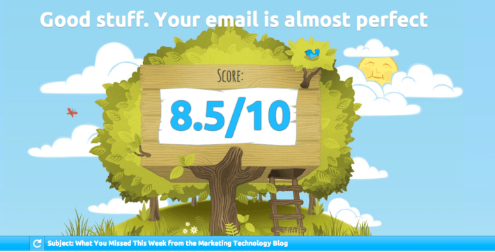 Evaluare Mail Tester