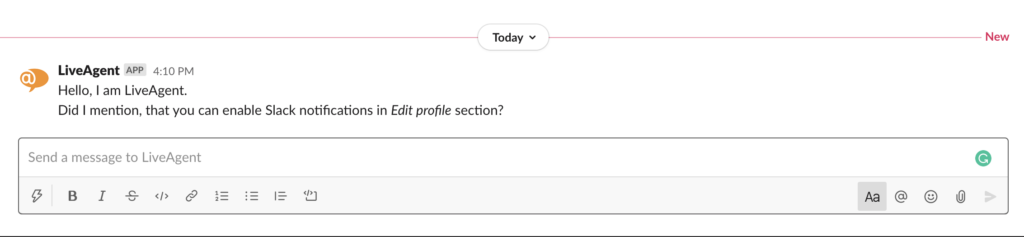 Notificare urgentă în Slack