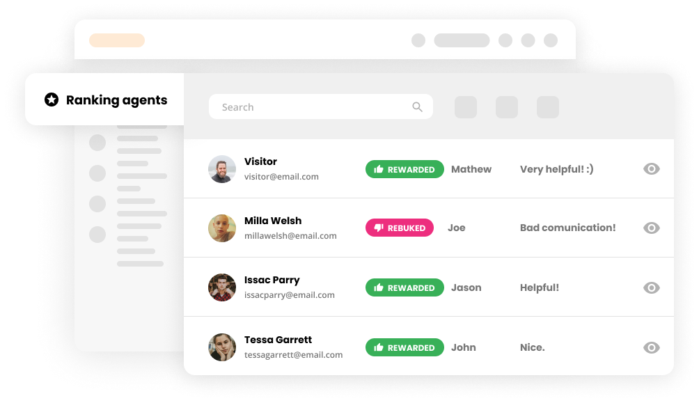 Exemplu de clasare a agentului