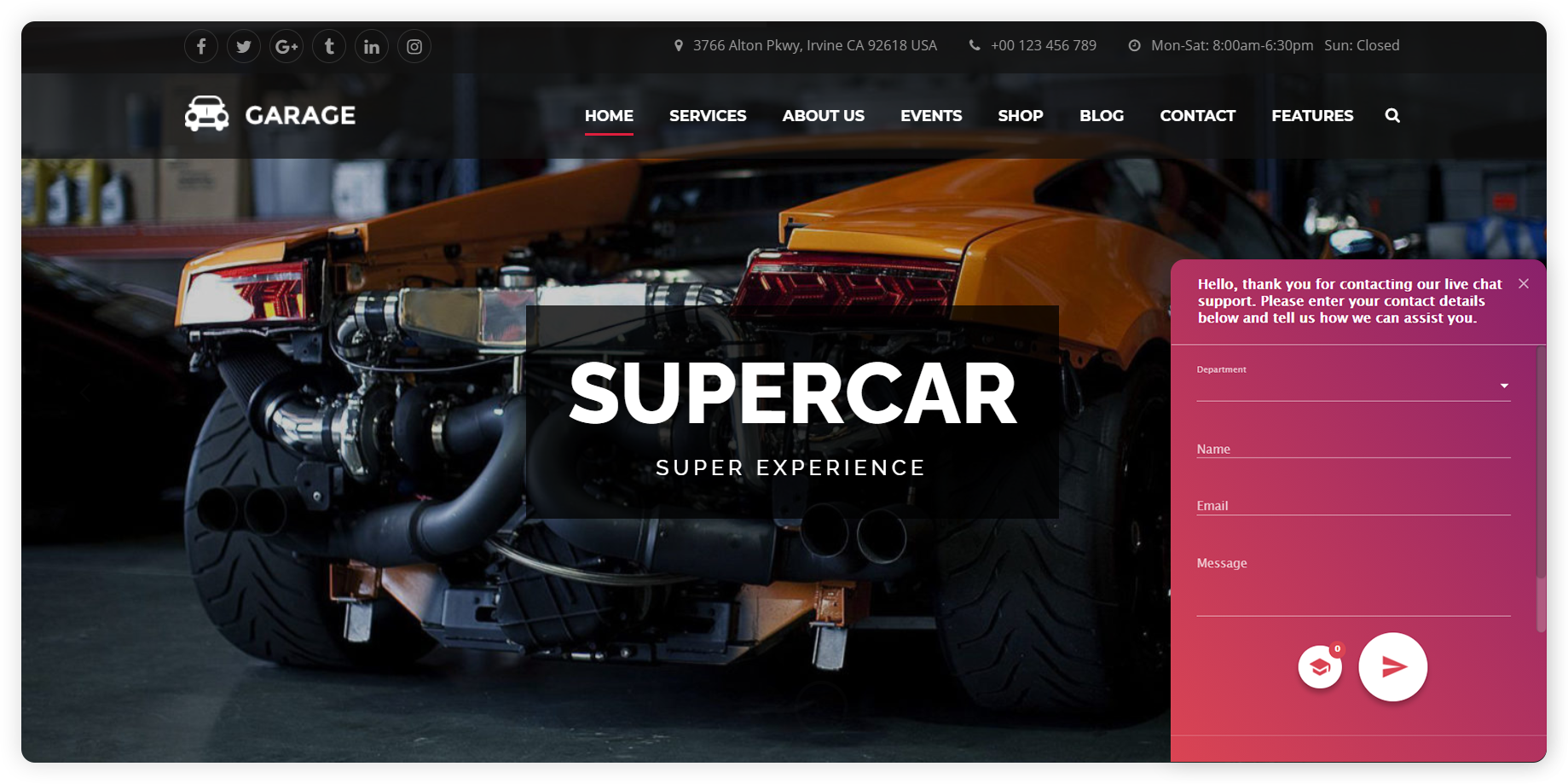 Exemplu de sondaj pre-chat