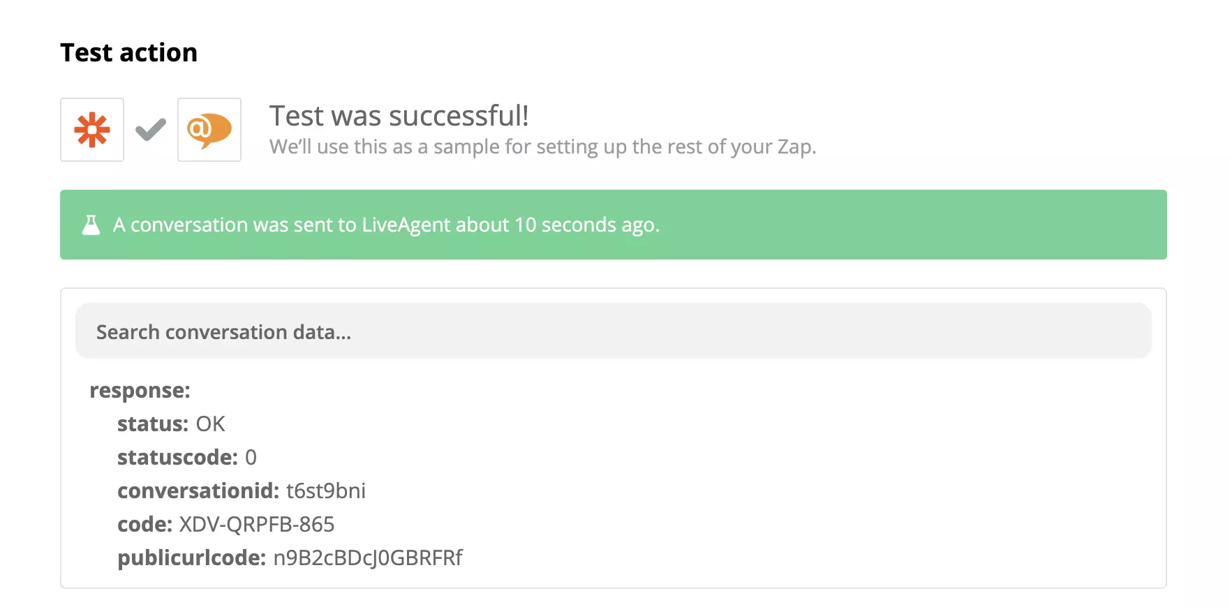 Un test reușit al unei integrări Stripe și LiveAgent