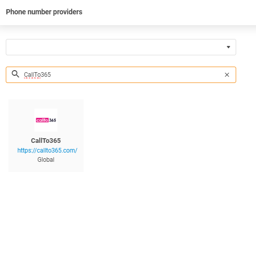 Selecție furnizor CallTo365