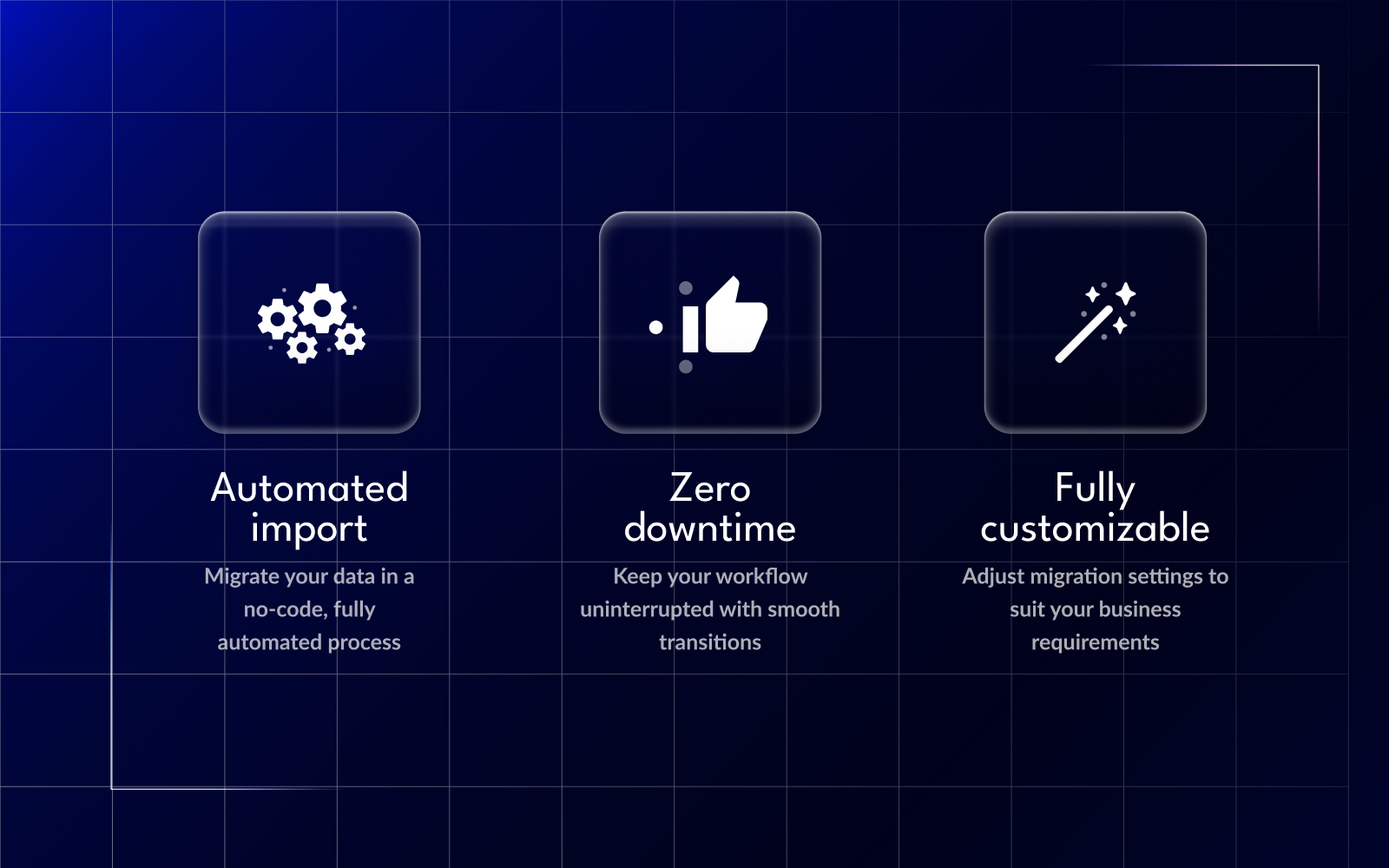 Caracteristicile cheie ale Help Desk Migration