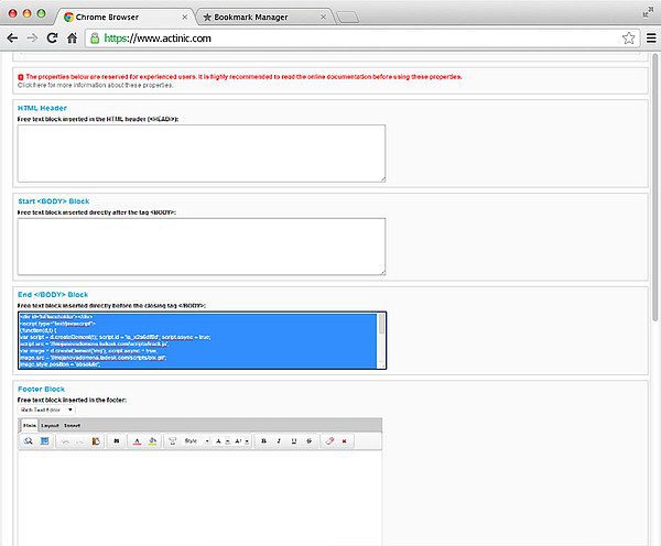 Configurare integrare LiveAgent Oxatis