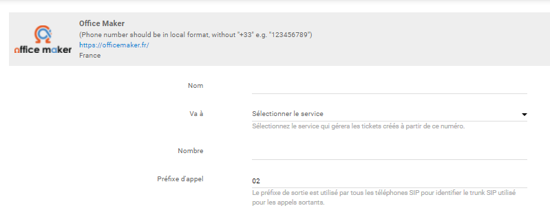 Configurează numărul de telefon Peoplefone