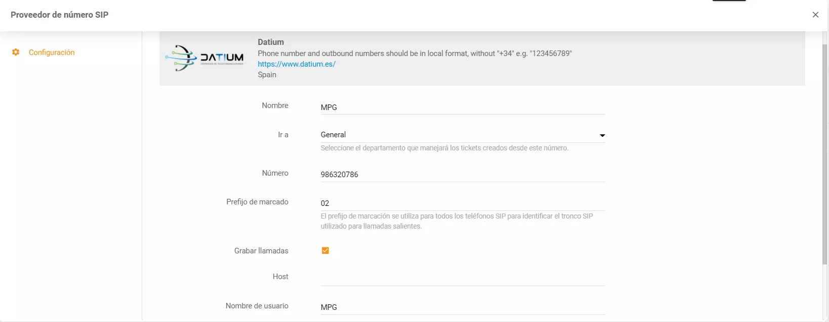 Introduceți acreditările Datium