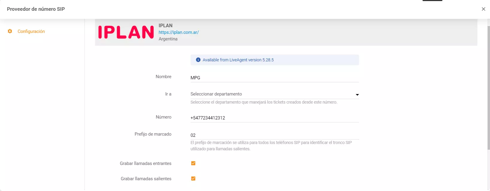 Introdu acreditările iPlan