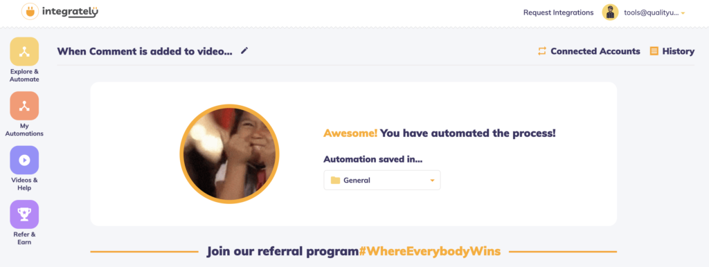 Atingerile finale între integrarea LiveAgent și Youtube
