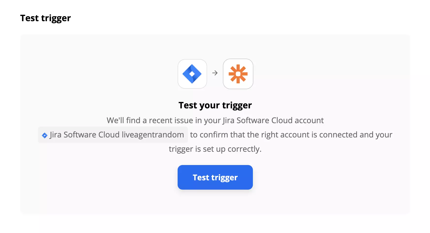 Jira trigger test
