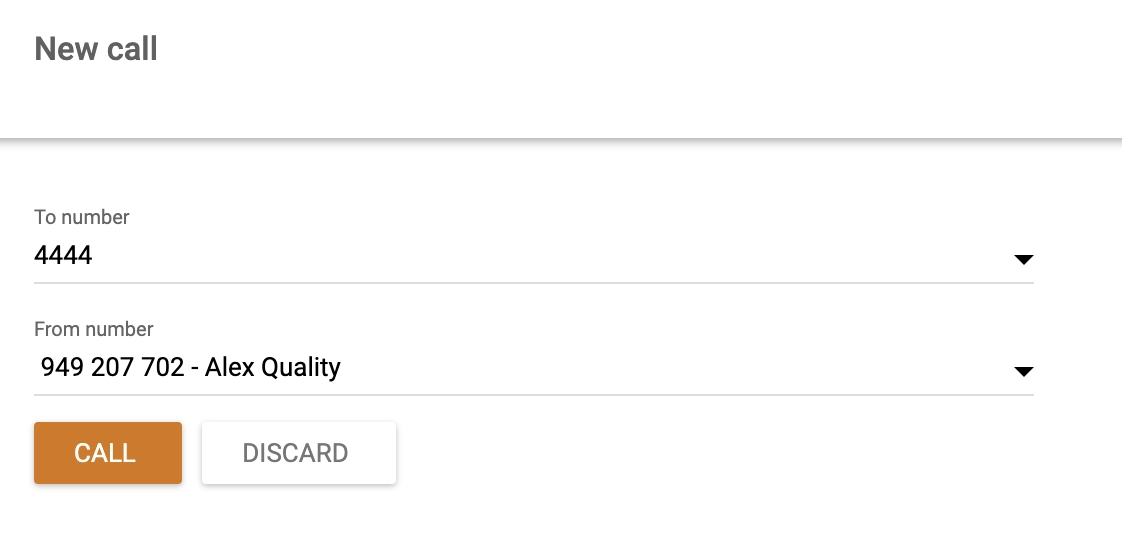 Efectuarea unui apel din LiveAgent cu Zadarma ca furnizor de serviciu de apel