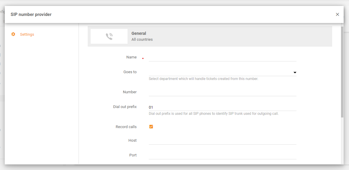 Integrarea Magenta în LiveAgent - configurația numerelor