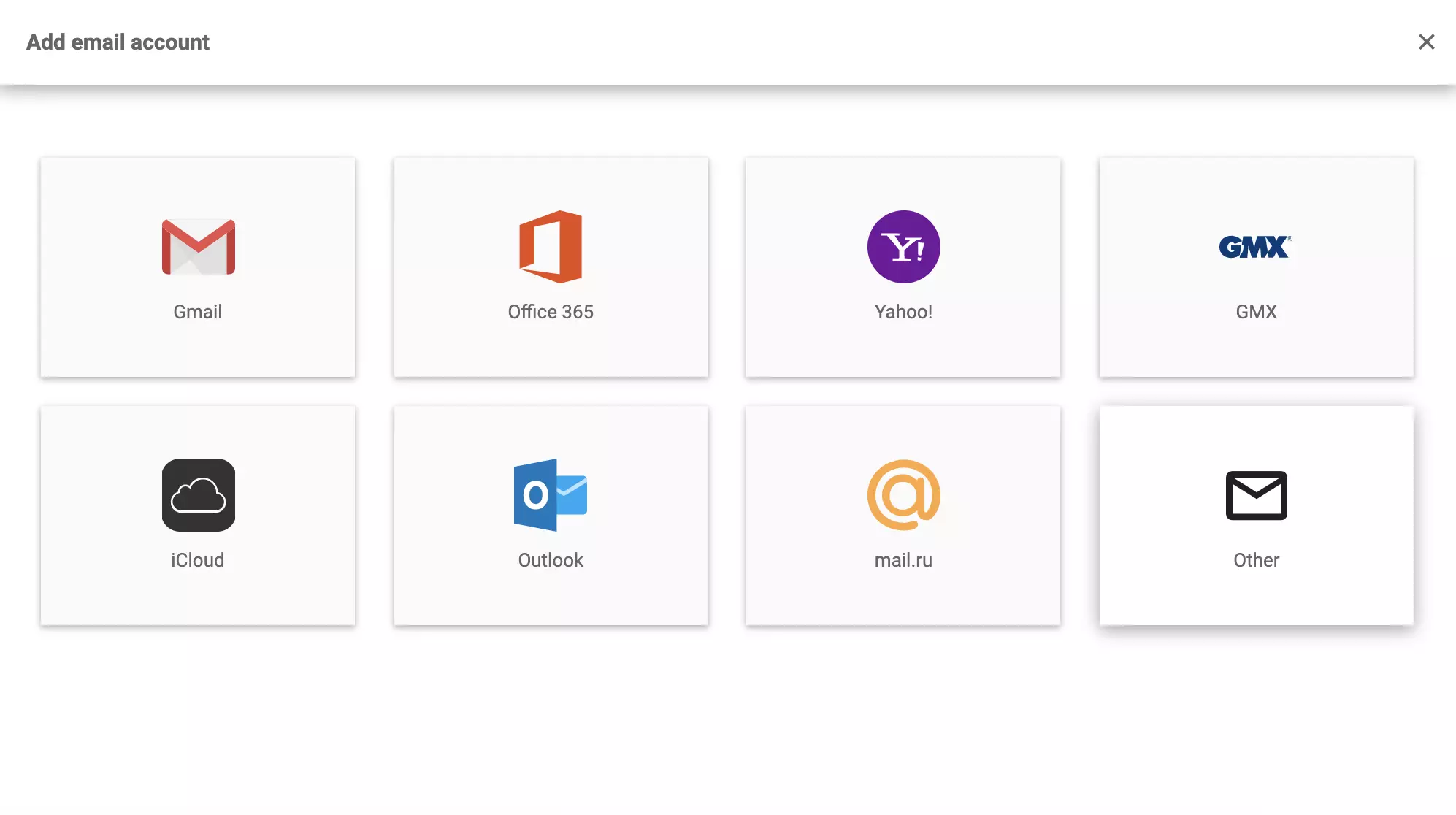 Opțiuni de configurare a contului de e-mail LiveAgent