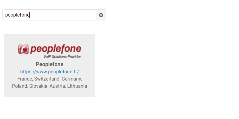 Selectează Peoplefone