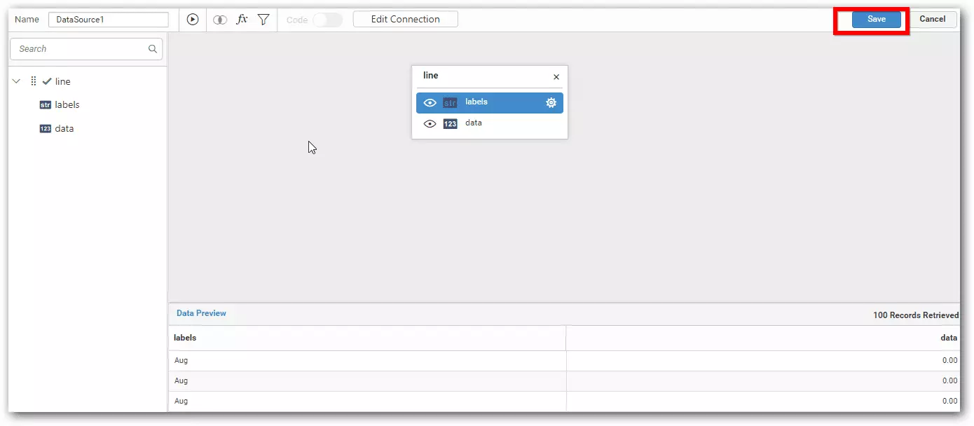 Salvare sursă date Bold BI