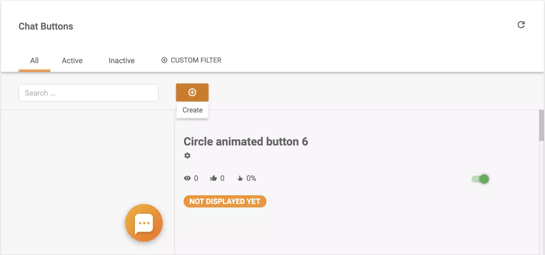 Crearea butonului de chat în configurația LiveAgent
