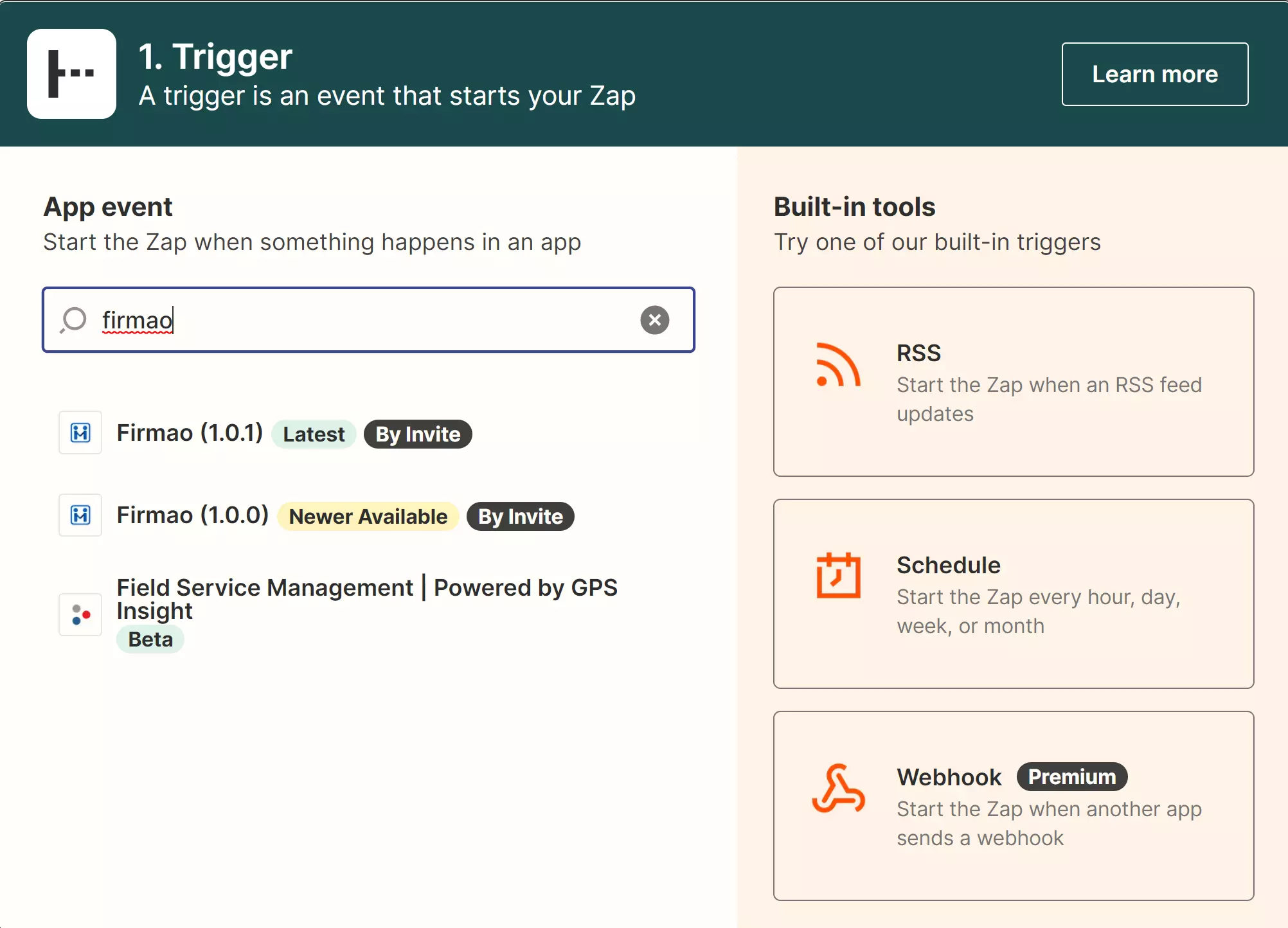 Găsiți Firmao pe Zapier