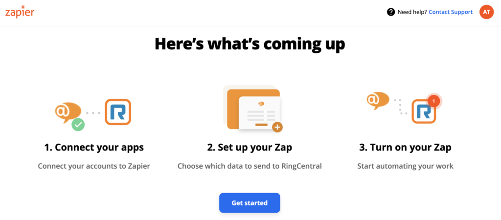 Proces de integrare Zapier