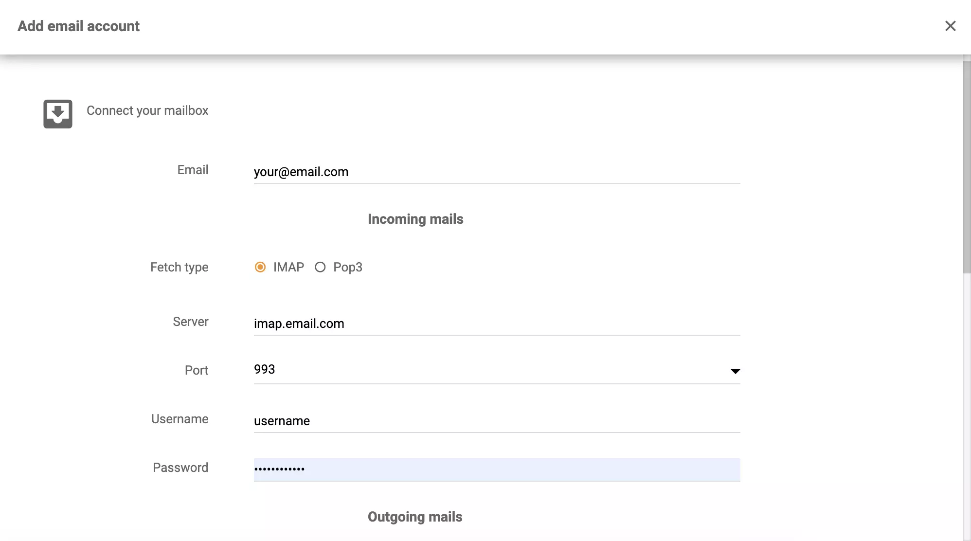Detaliile Zentyal în integrarea LiveAgent