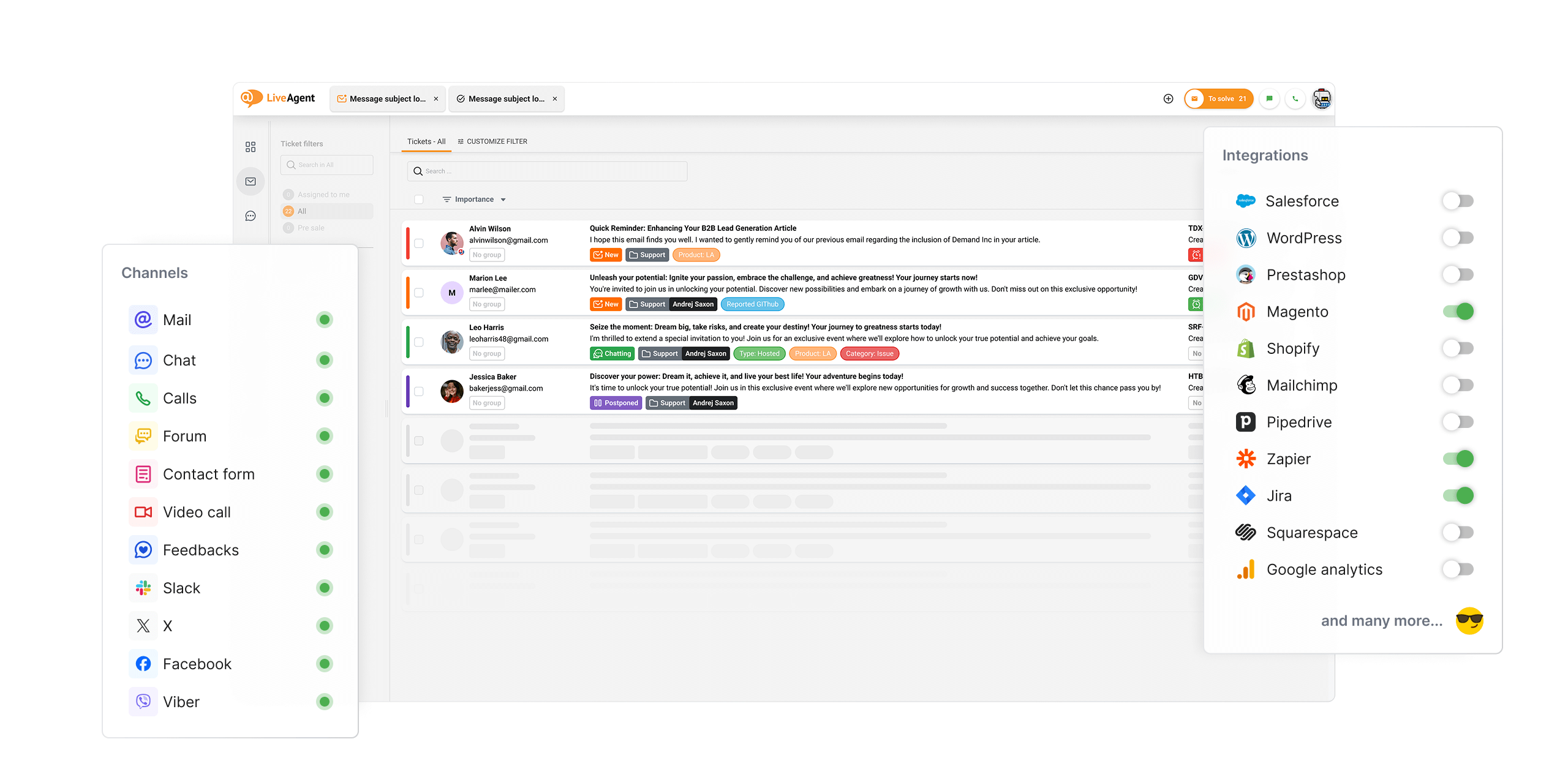 Conectează-te cu clienții tăi pe toate canalele