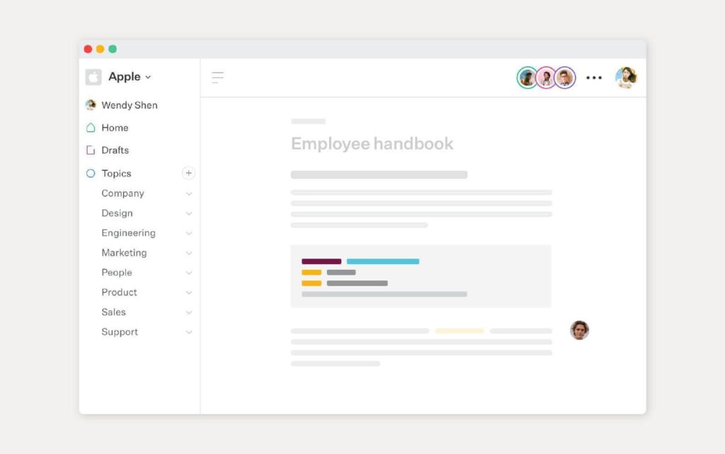 Captură de ecran a soluției de bază de cunoștințe a Slab