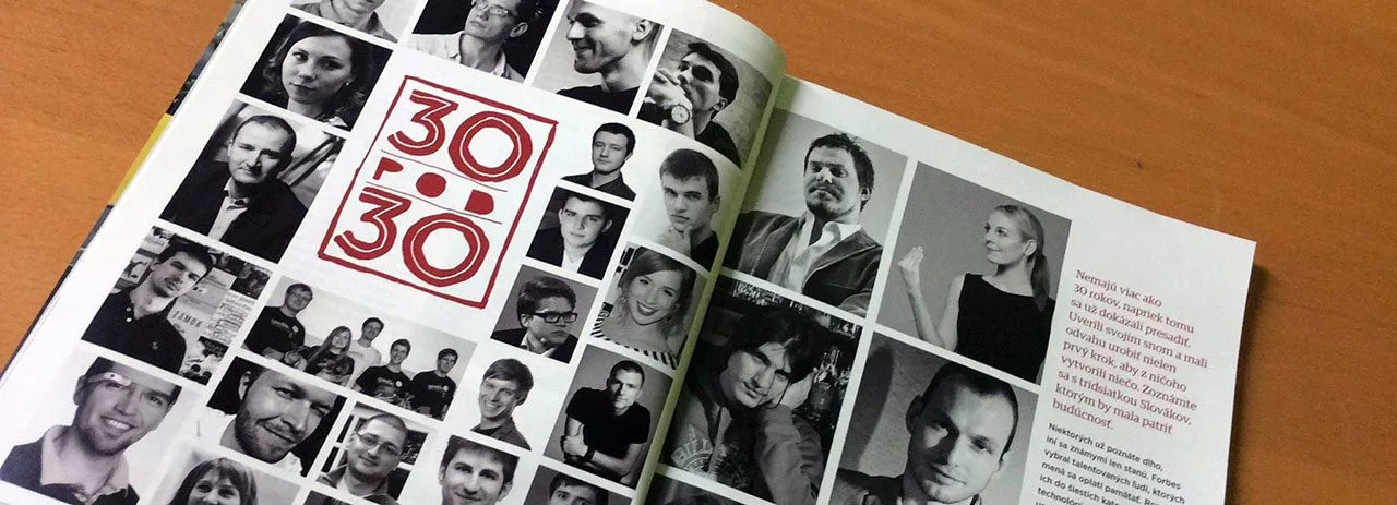 WebSupport în Forbes 30 under 30