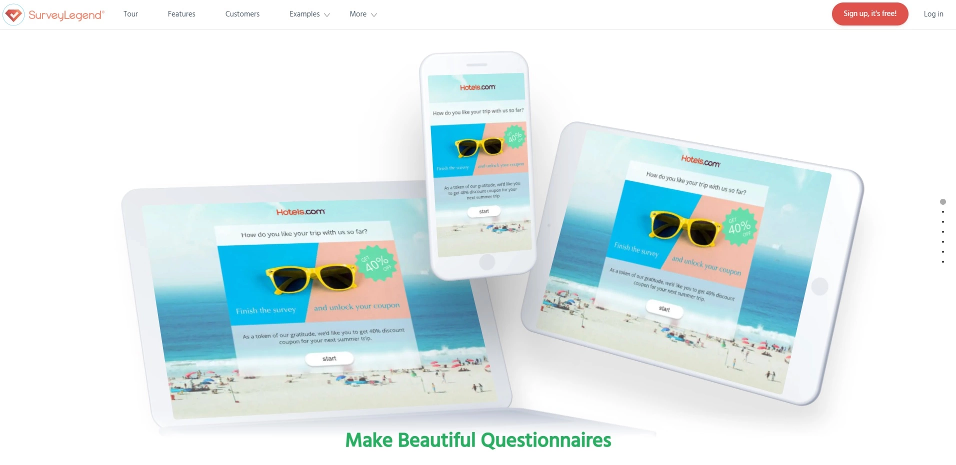 Pagina principală SurveyLegend