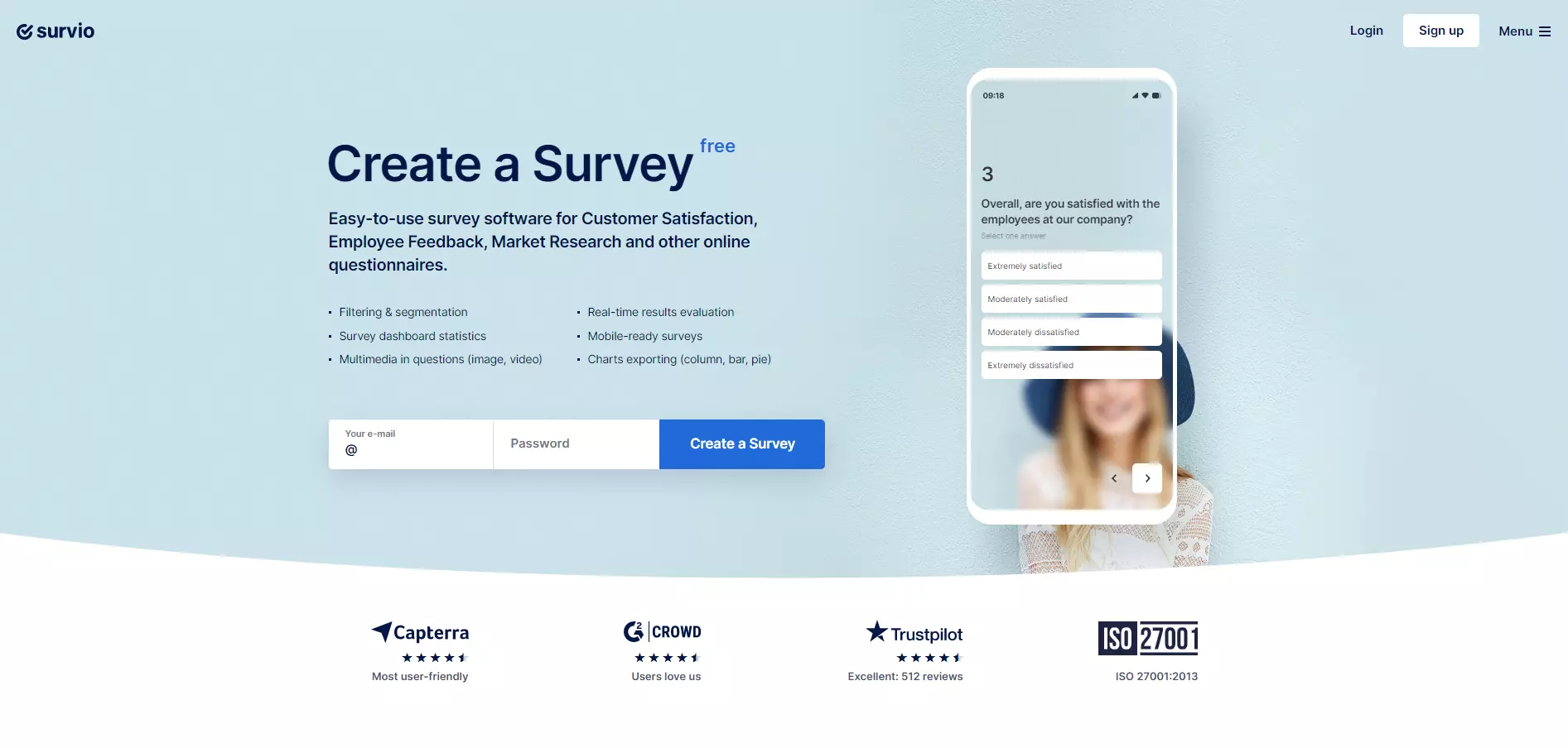 Pagina principală Survio