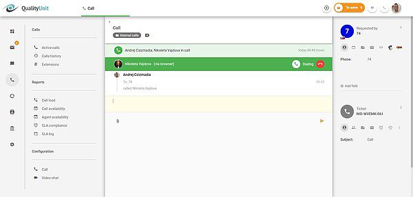 Apeluri interne în curs