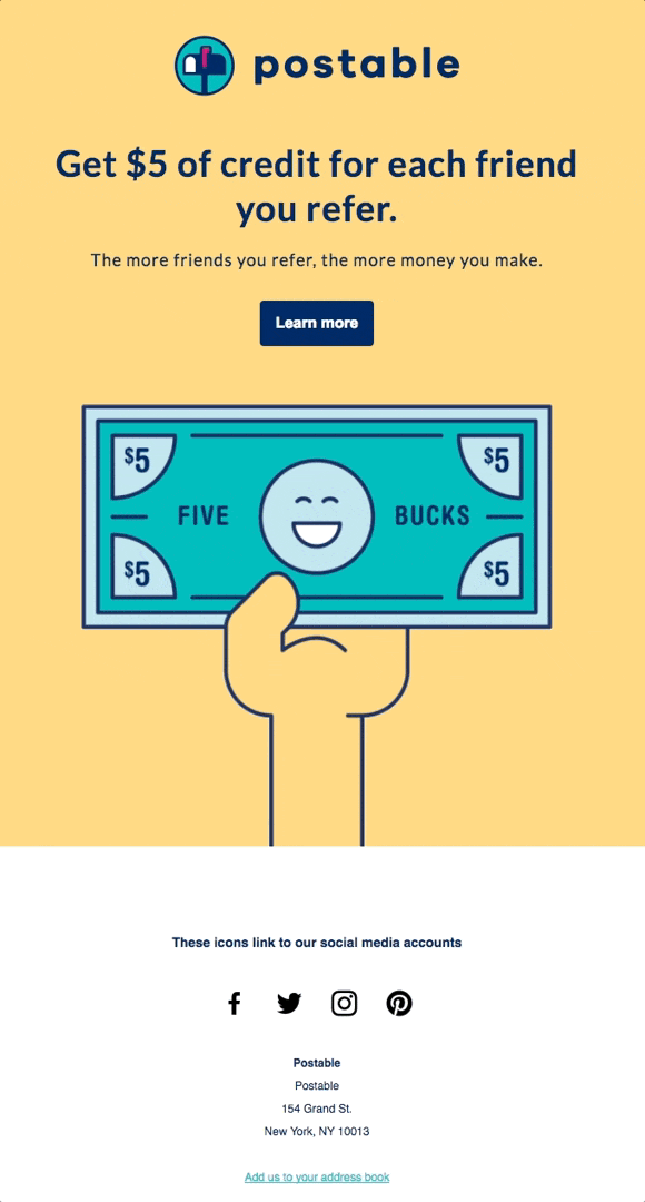 Exemplu de program de marketing prin referință